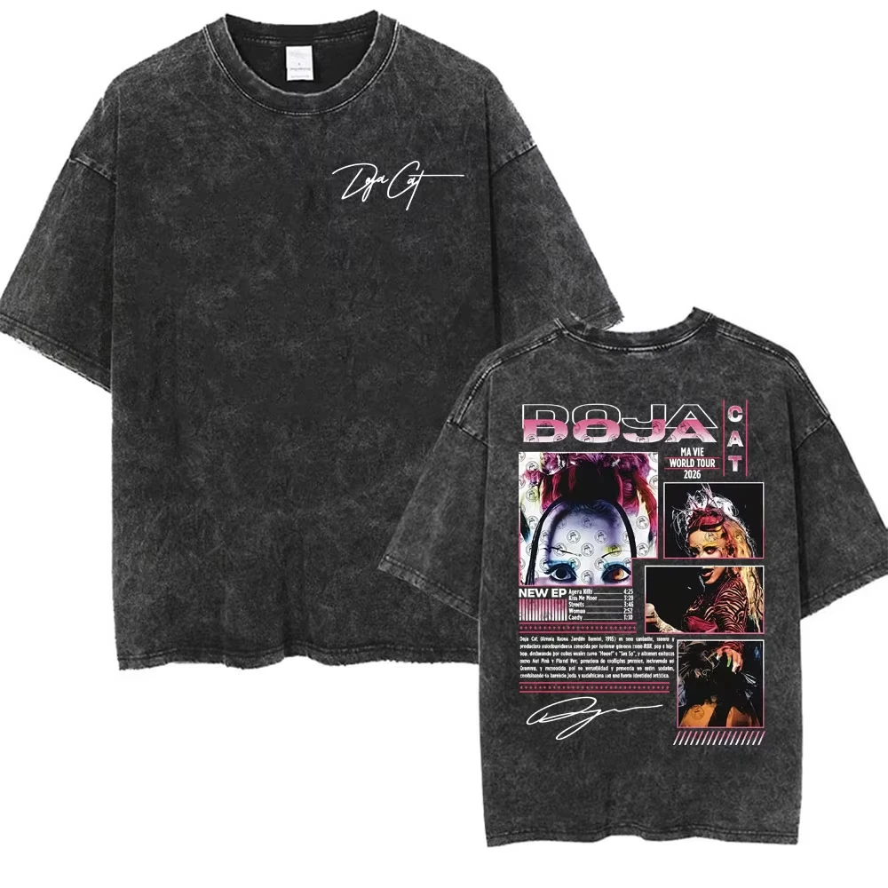Doja Cat Tour Ma Vie Vintage Mineral Washed T-shirt