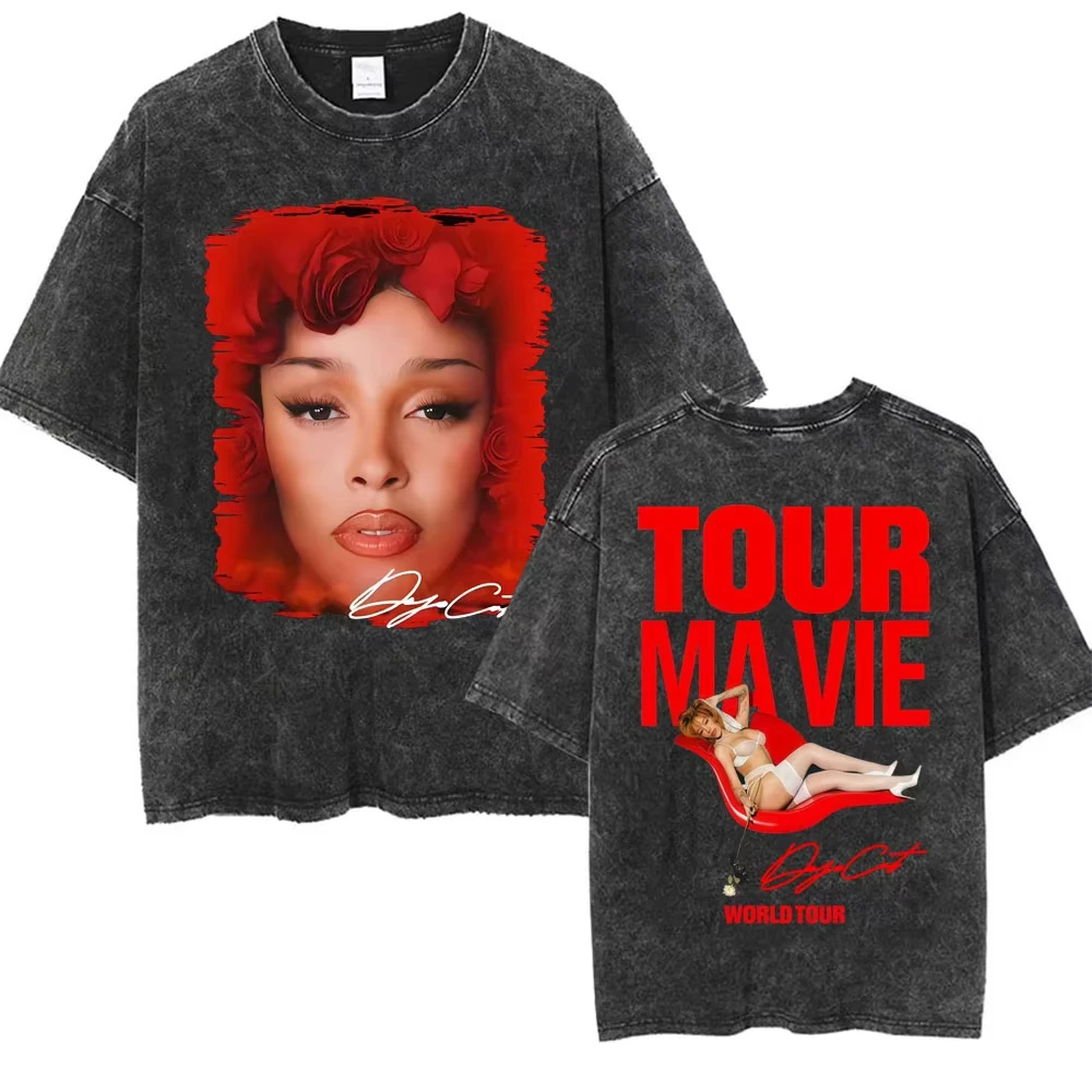 Doja Cat Tour Ma Vie Collector Mineral Washed T-shirt