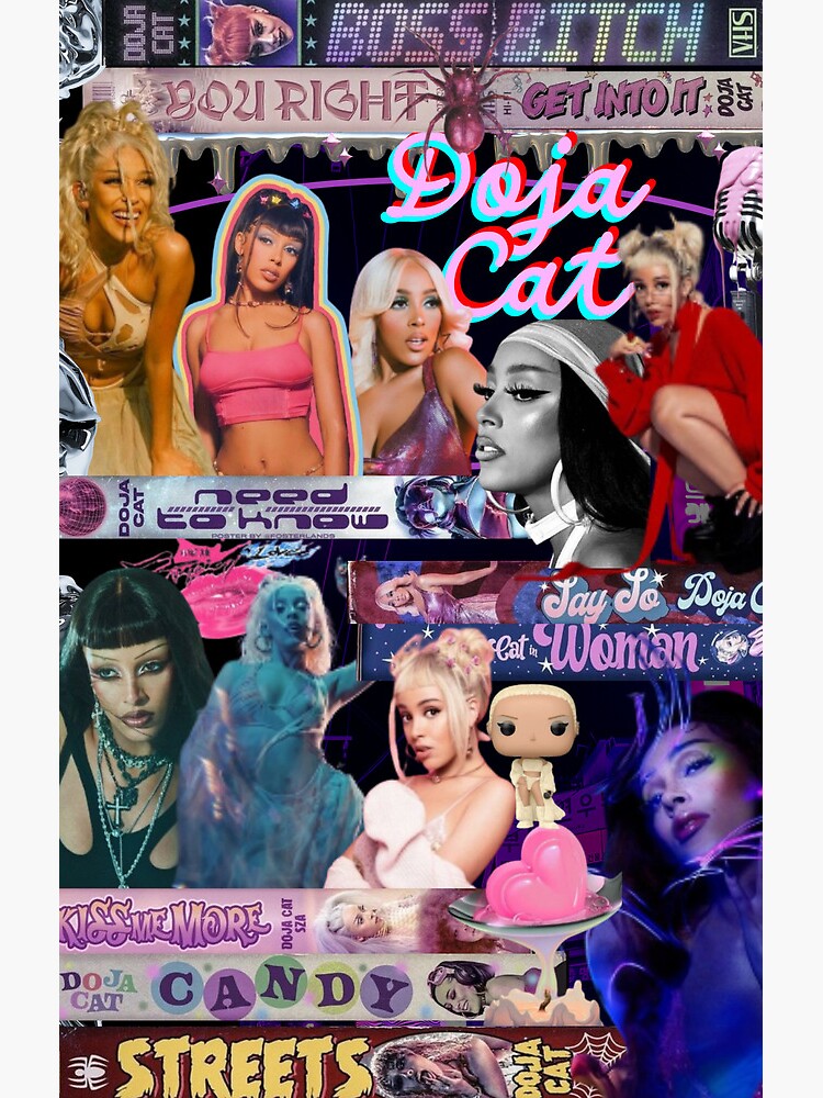 Doja Cat Scarlet Poster Shower Curtain - Image 2