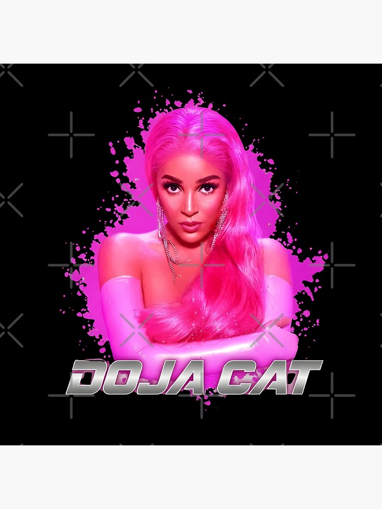 Doja Cat Hot Pink Portrait Tapestry - Image 2