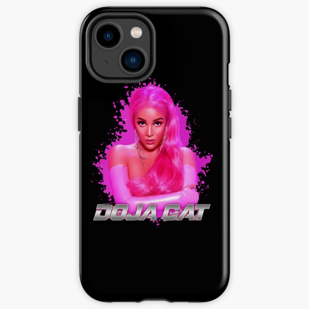 Doja Cat Neon Pink Portrait Iphone Case