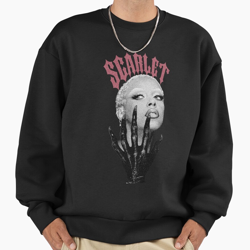 Doja Cat Scarlet Print Sweatshirt - Image 2