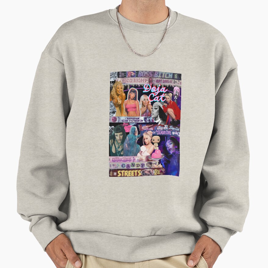 Doja Cat Hot Pink Poster Sweatshirt - Image 3