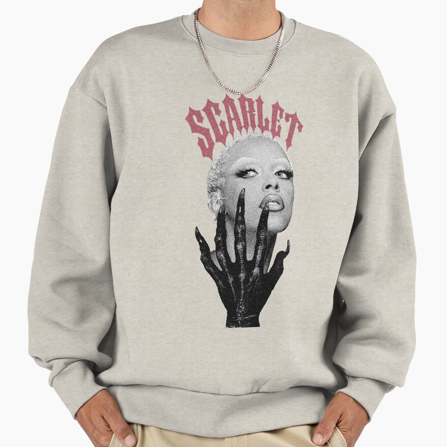 Doja Cat Scarlet Print Sweatshirt - Image 3