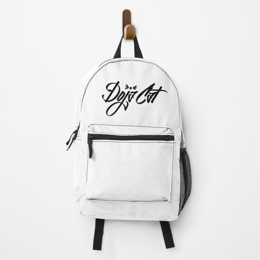 Doja Cat Black Graffiti Logo Backpack