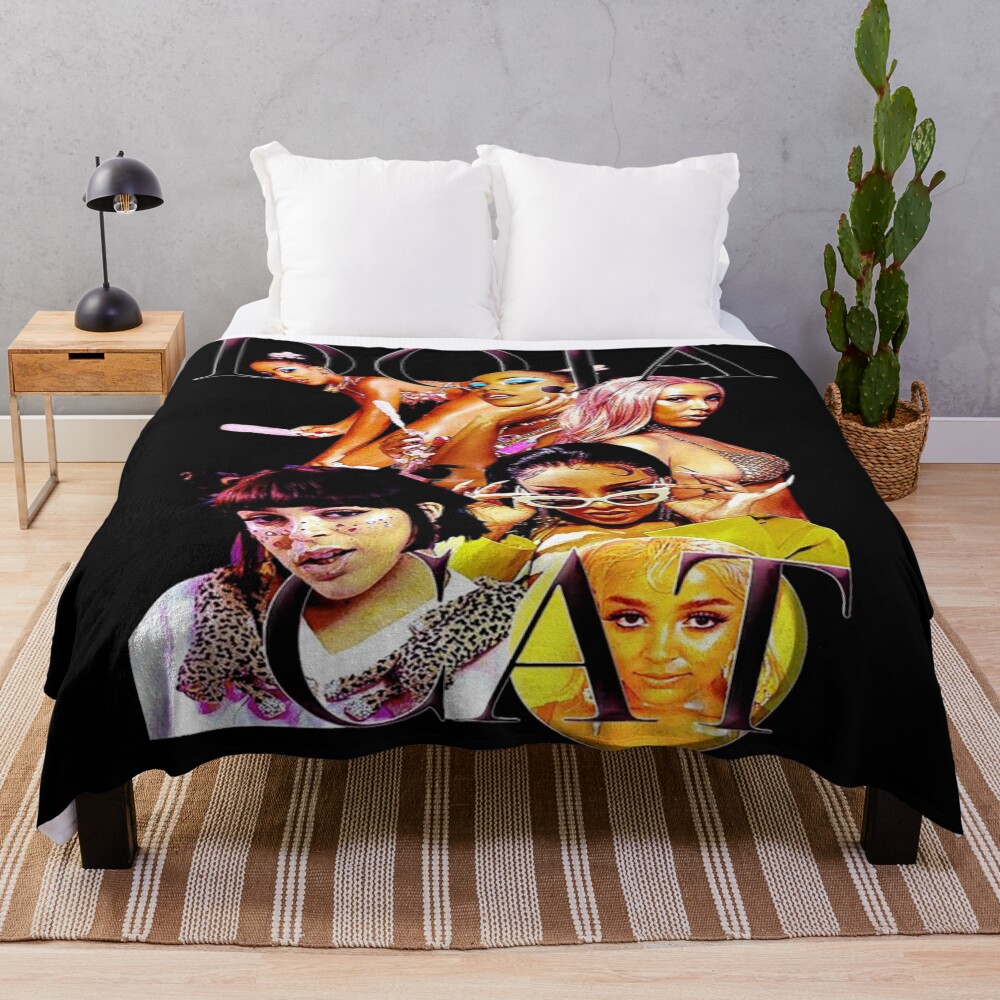 Doja Cat Thunder Vision Throw Blanket
