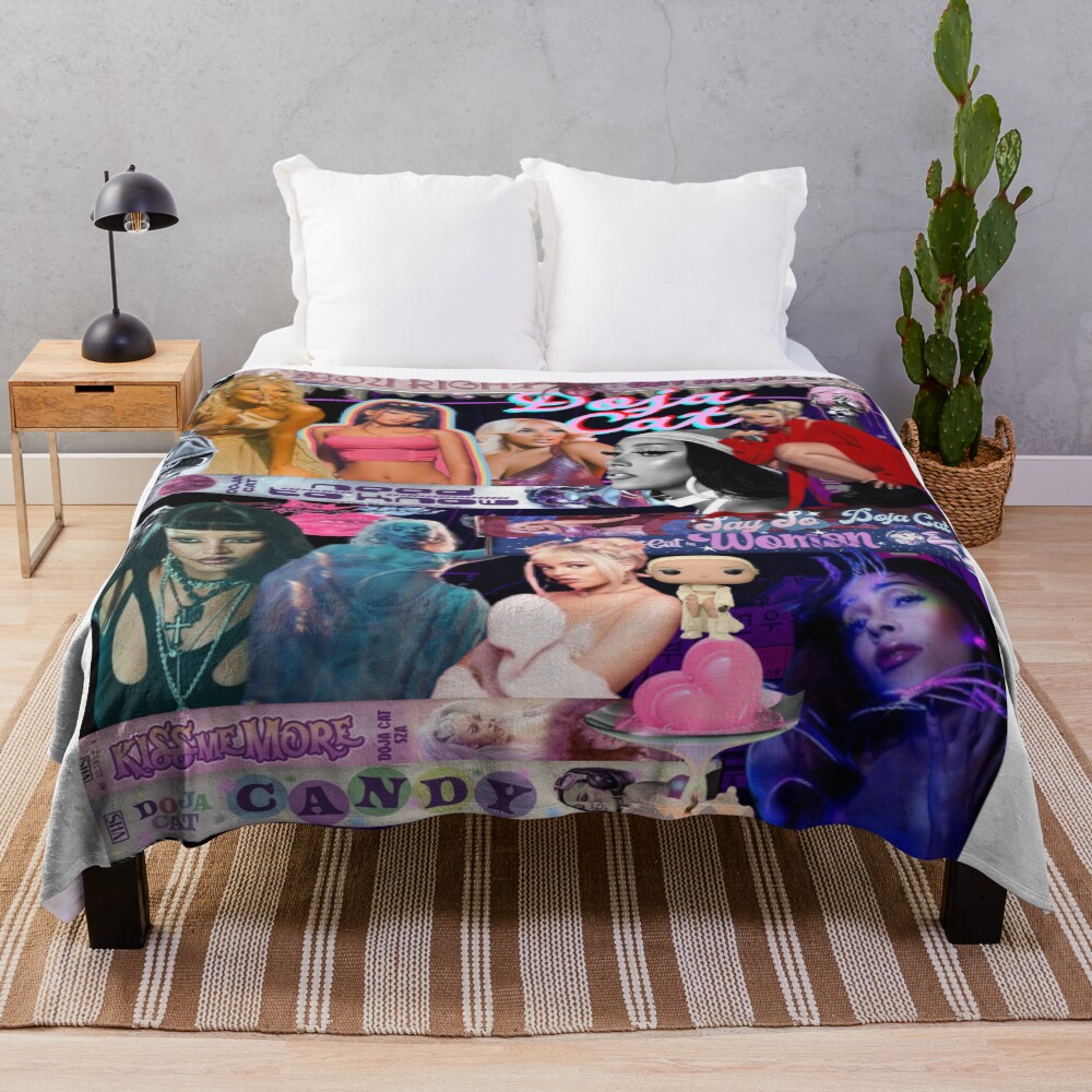 Doja Cat Scarlet Poster Throw Blanket