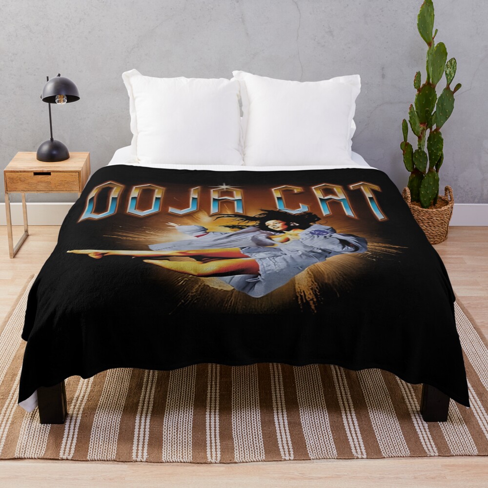 Doja Cat Scarlet Wolf Throw Blanket
