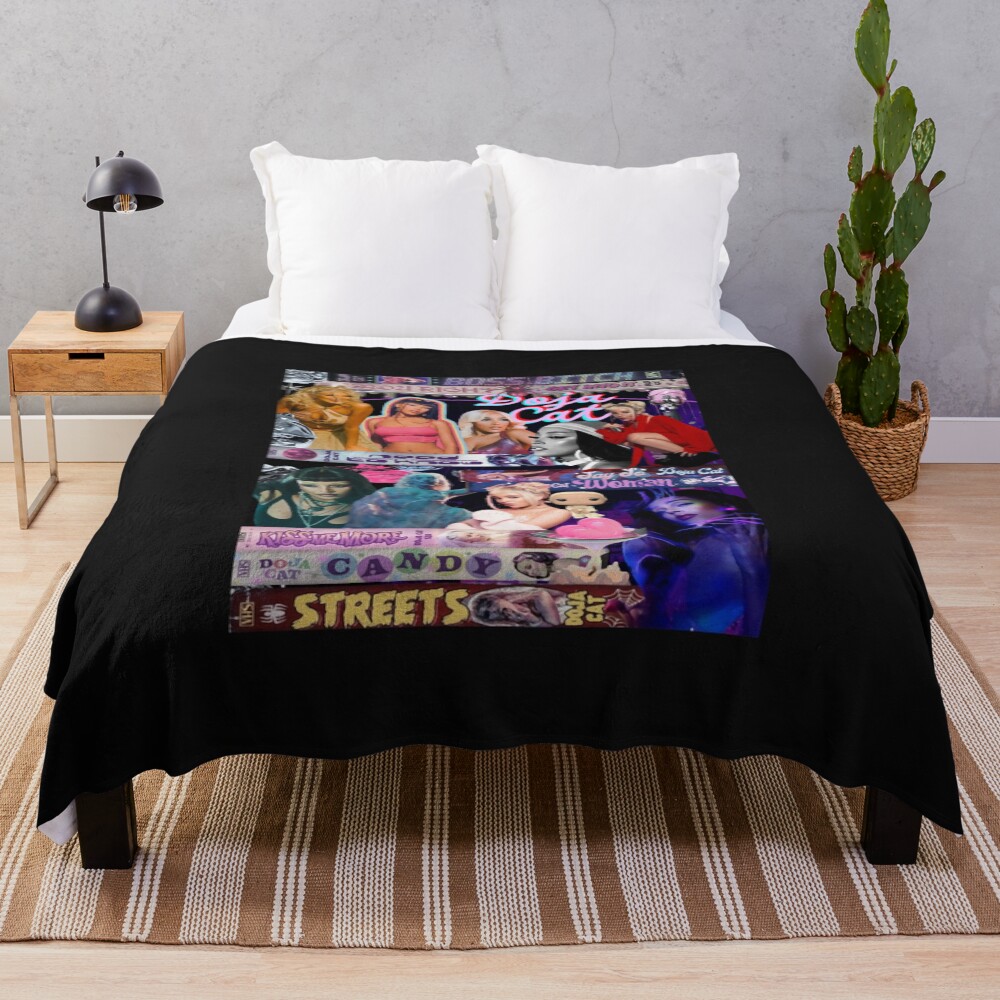 Doja Cat Scarlet Tracklist Throw Blanket