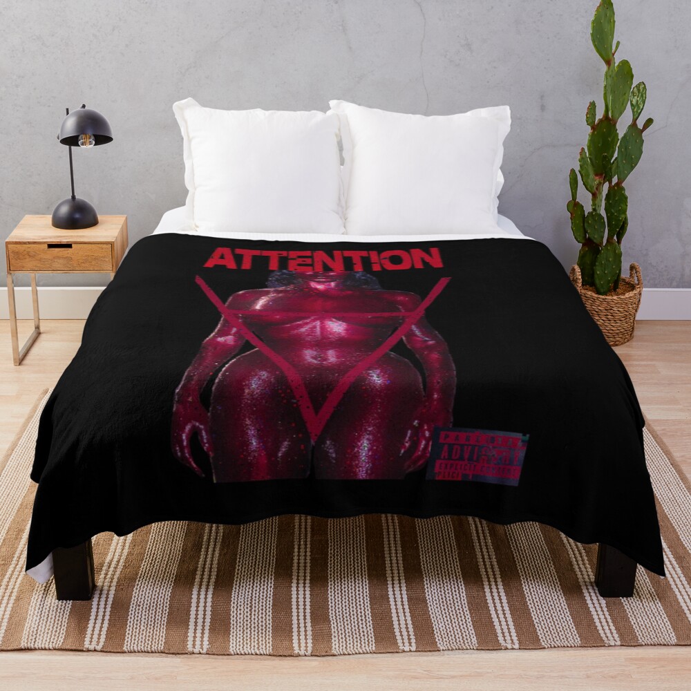 Doja Cat Attention Era Throw Blanket