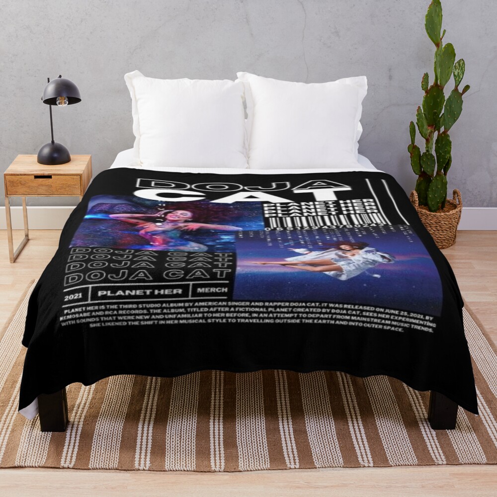 Doja Cat Get Into It Throw Blanket
