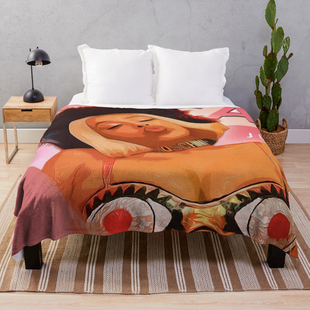 Doja Cat Juicy Vibes Throw Blanket