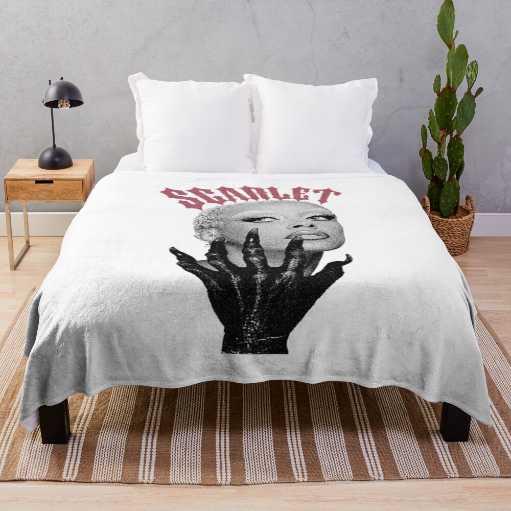 Doja Cat Scarlet Print Throw Blanket