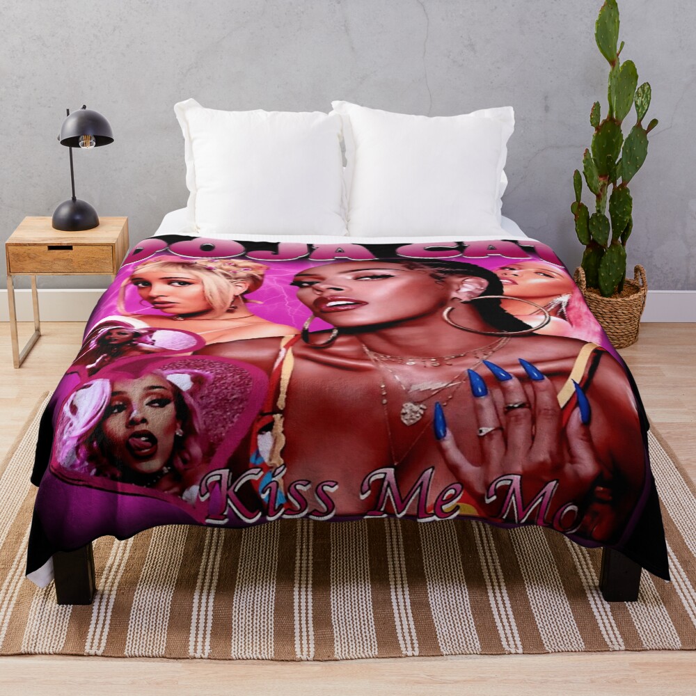 Doja Cat Electric Storm Throw Blanket