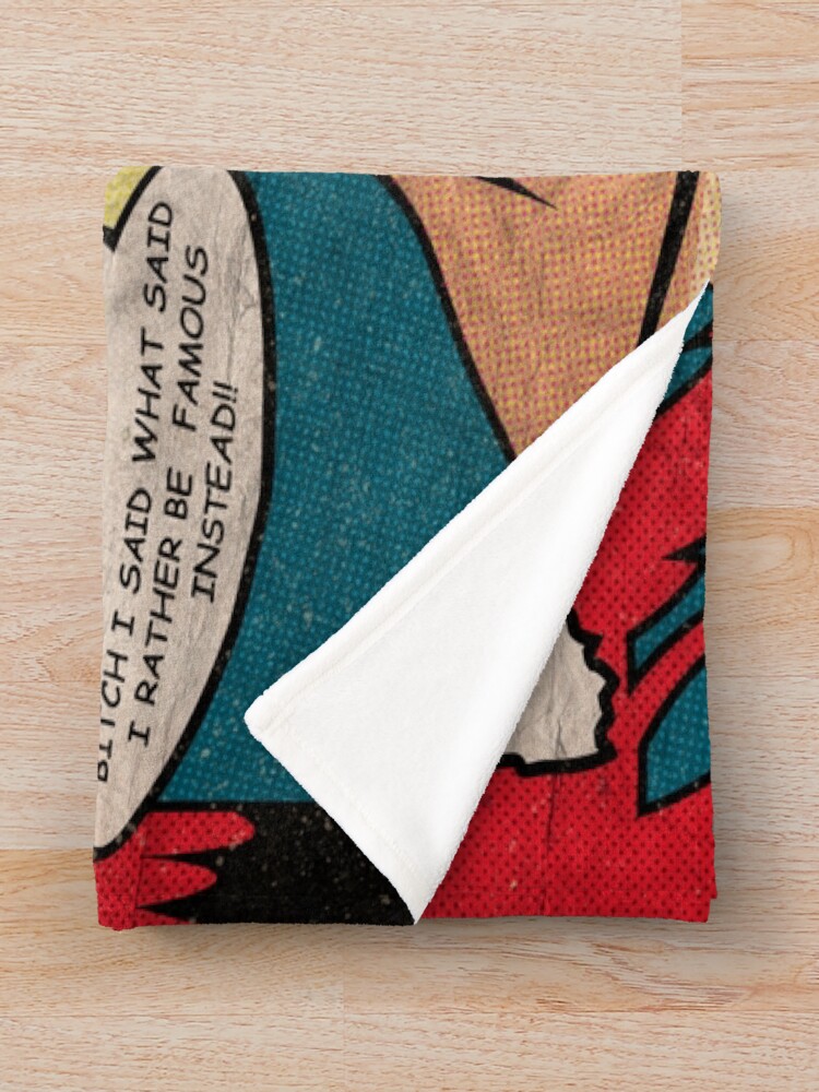 Doja Cat Paint The Town Red Throw Blanket - Image 2