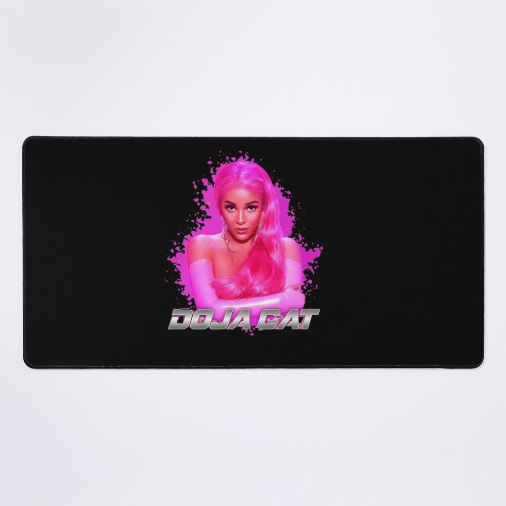 Doja Cat Neon Pink Portrait Mouse Pad