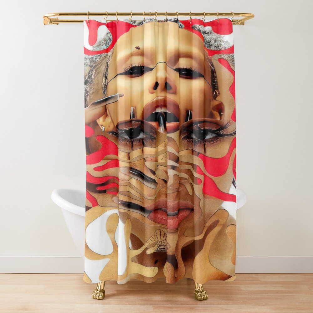 Doja Cat Mooo Kitty Shower Curtain