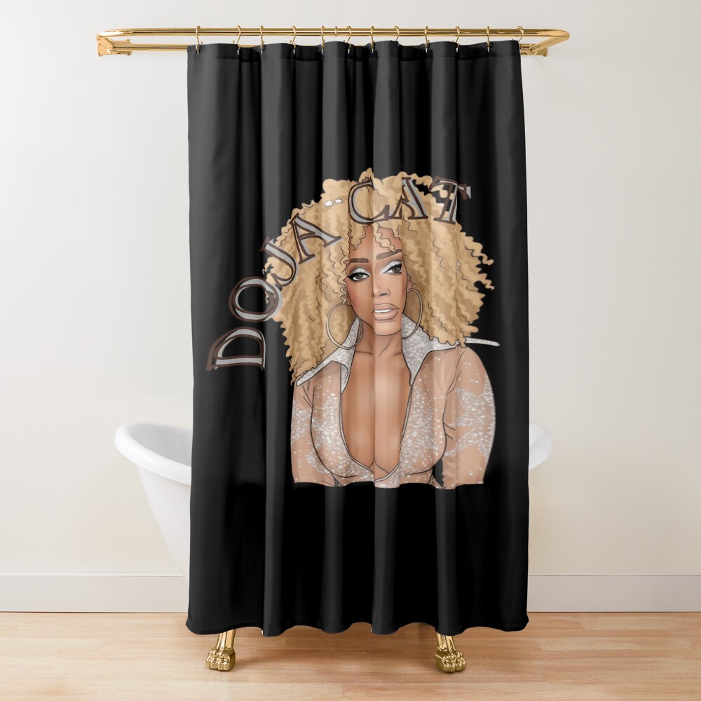 Doja Cat Electric Sparks Shower Curtain