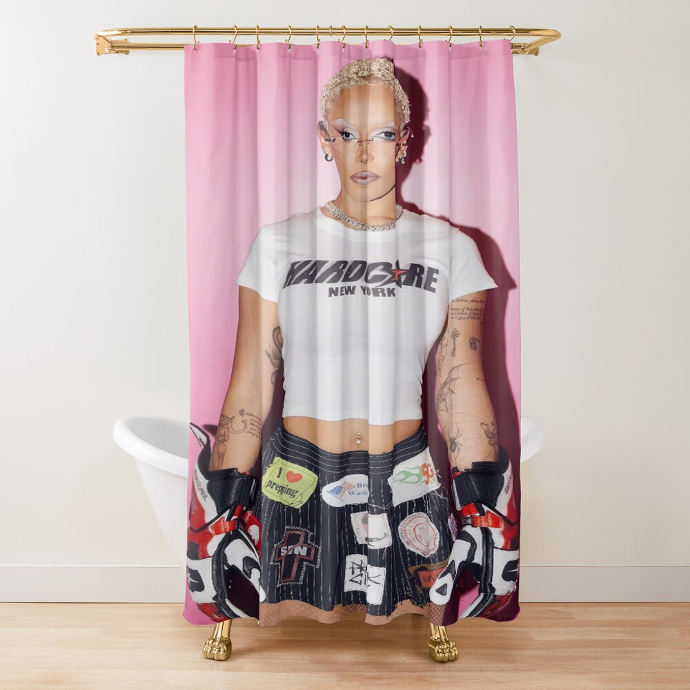 Doja Cat Cat Eye Style Shower Curtain