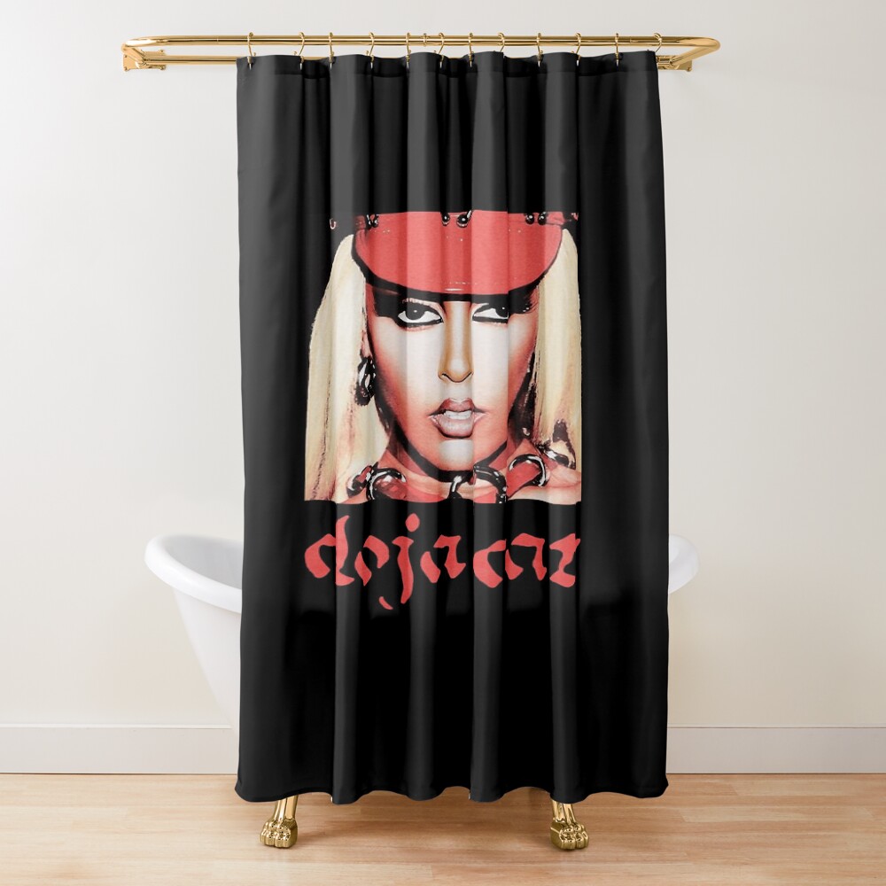 Doja Cat Scarlet Lightning Shower Curtain
