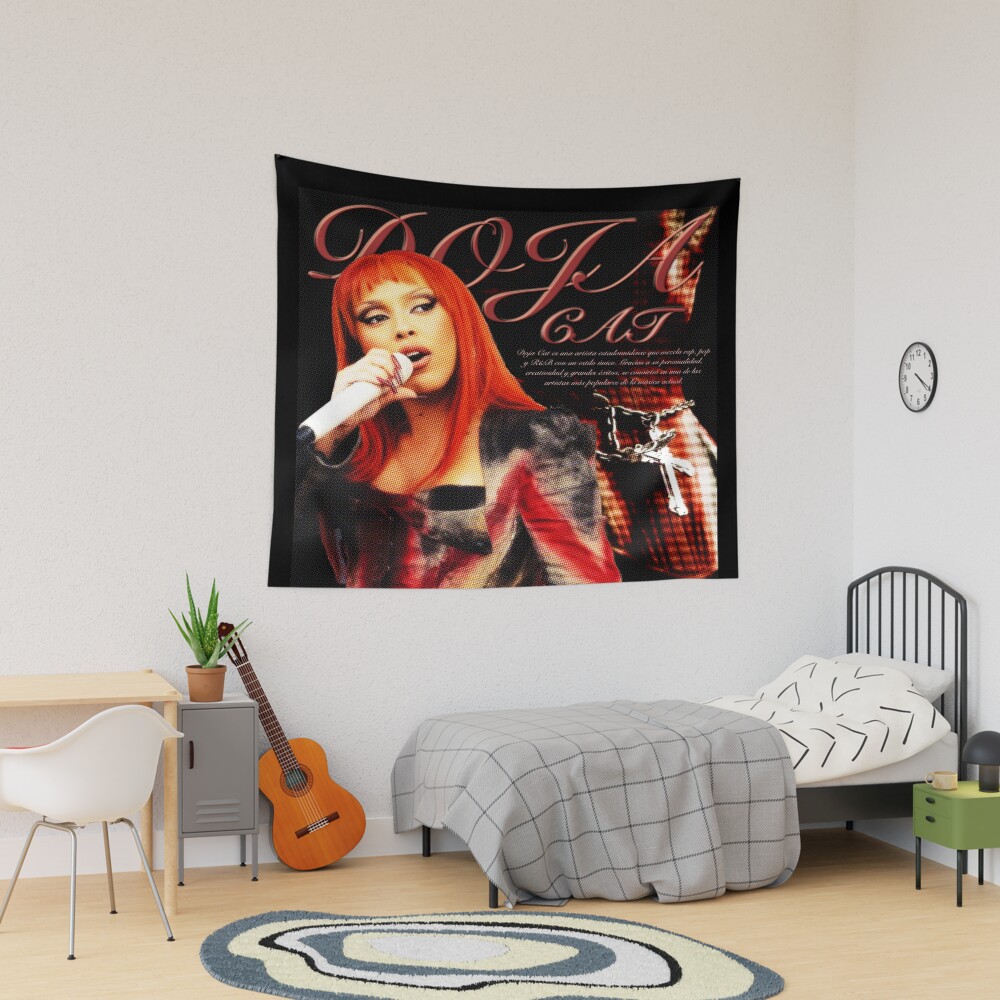 Doja Cat Planet Her Portrait Tapestry