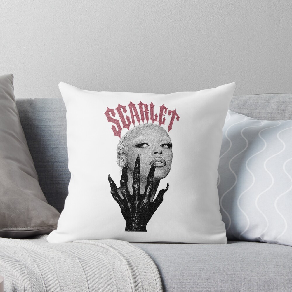 Doja Cat Scarlet Print Throw Pillow