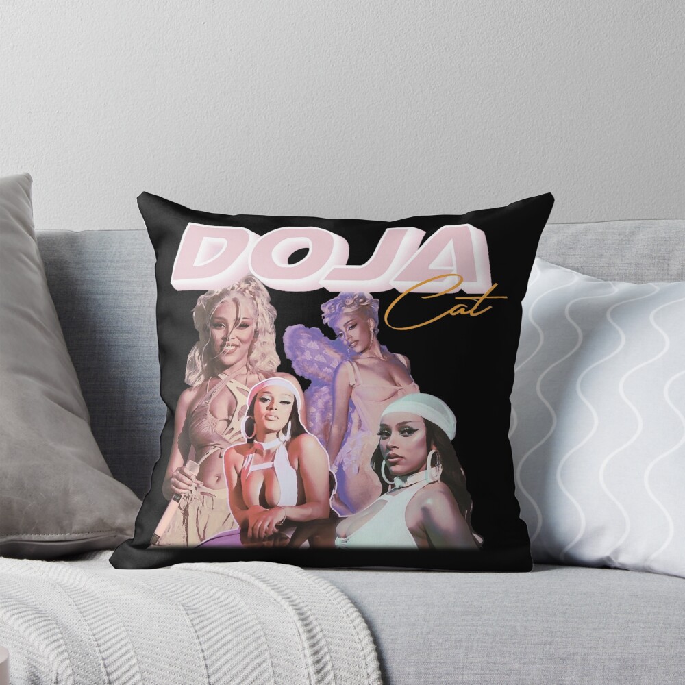Doja Cat Vegas Nights Throw Pillow