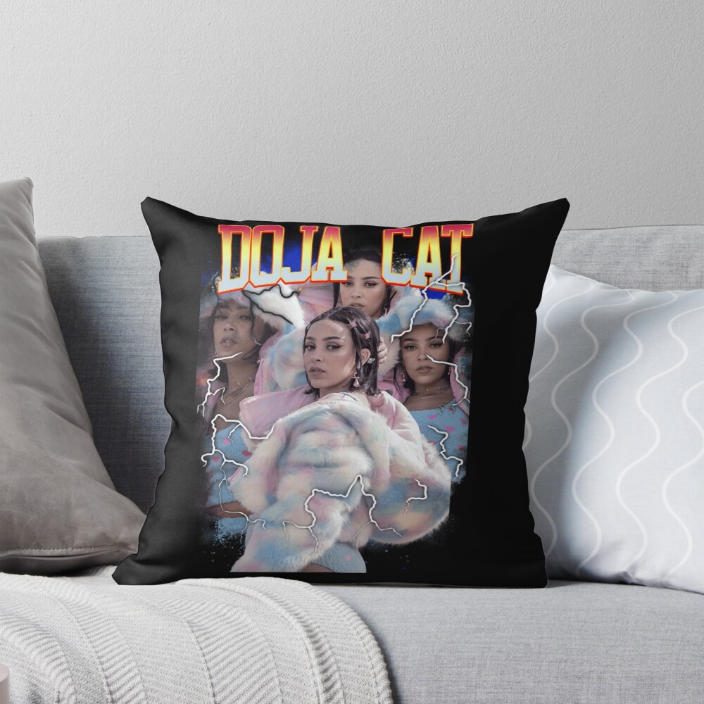Doja Cat Boss Bitch Throw Pillow